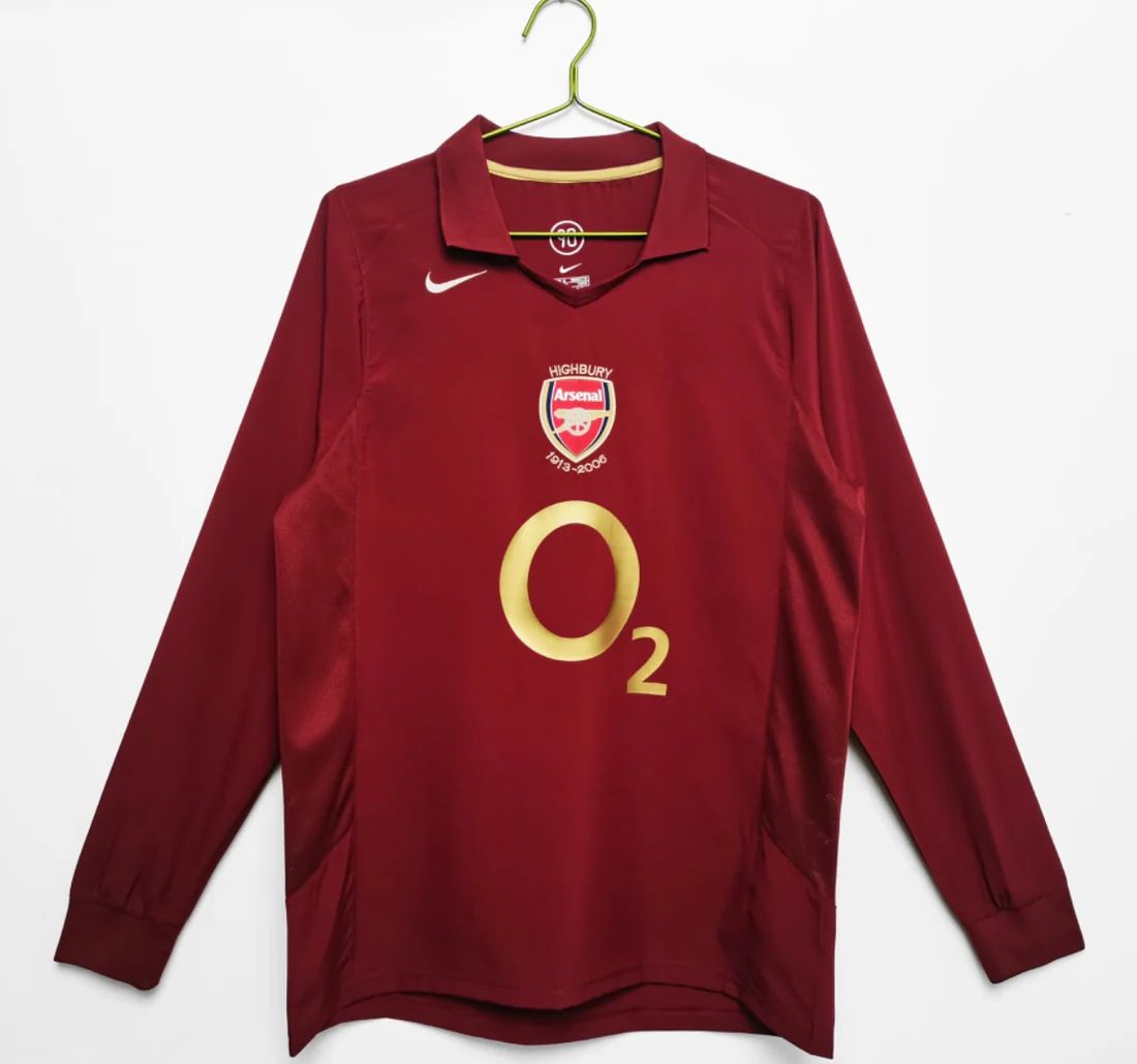 Arsenal Maillot rétro Manche Longue 05/06
