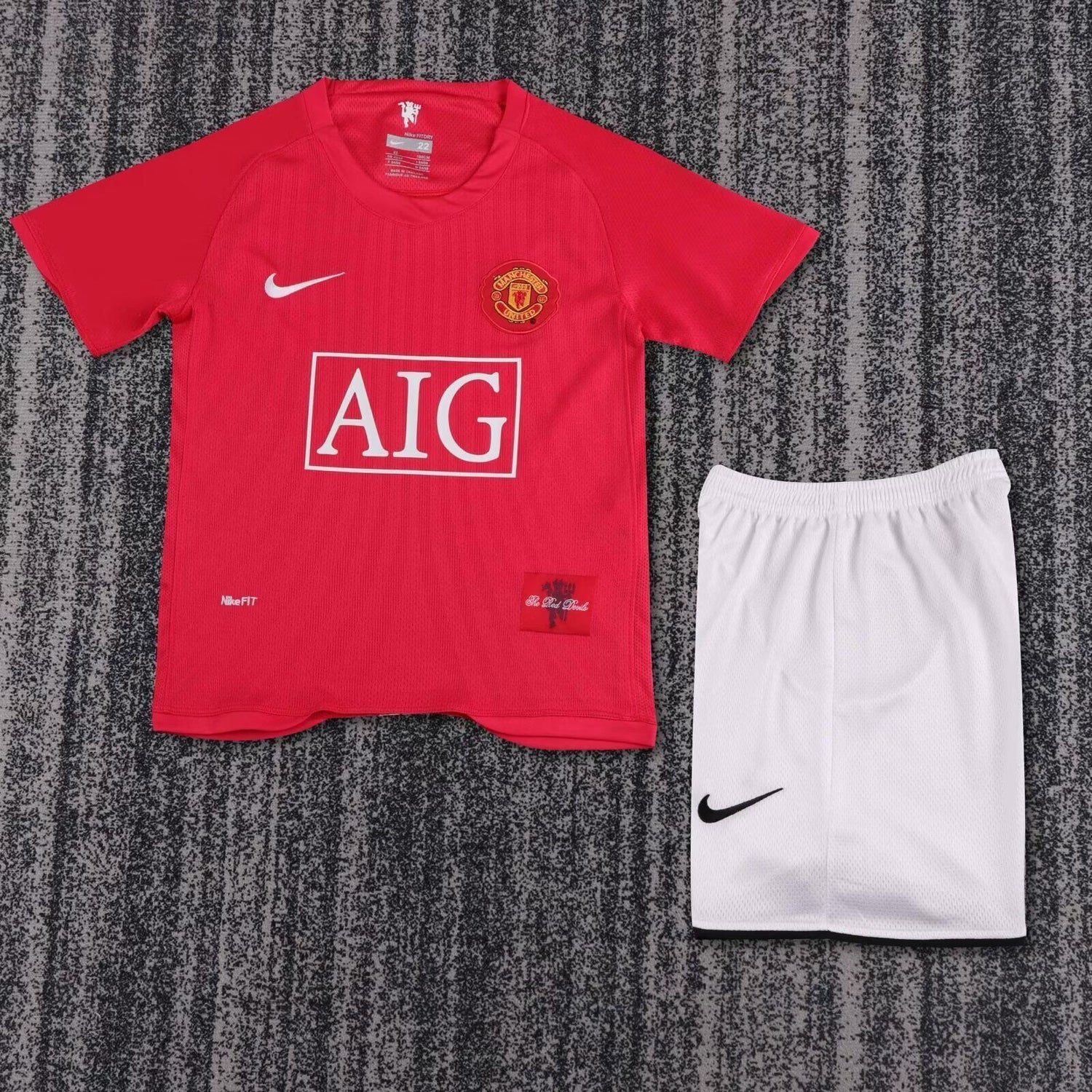 Manchester United Maillot Rétro 07/09 - Enfant