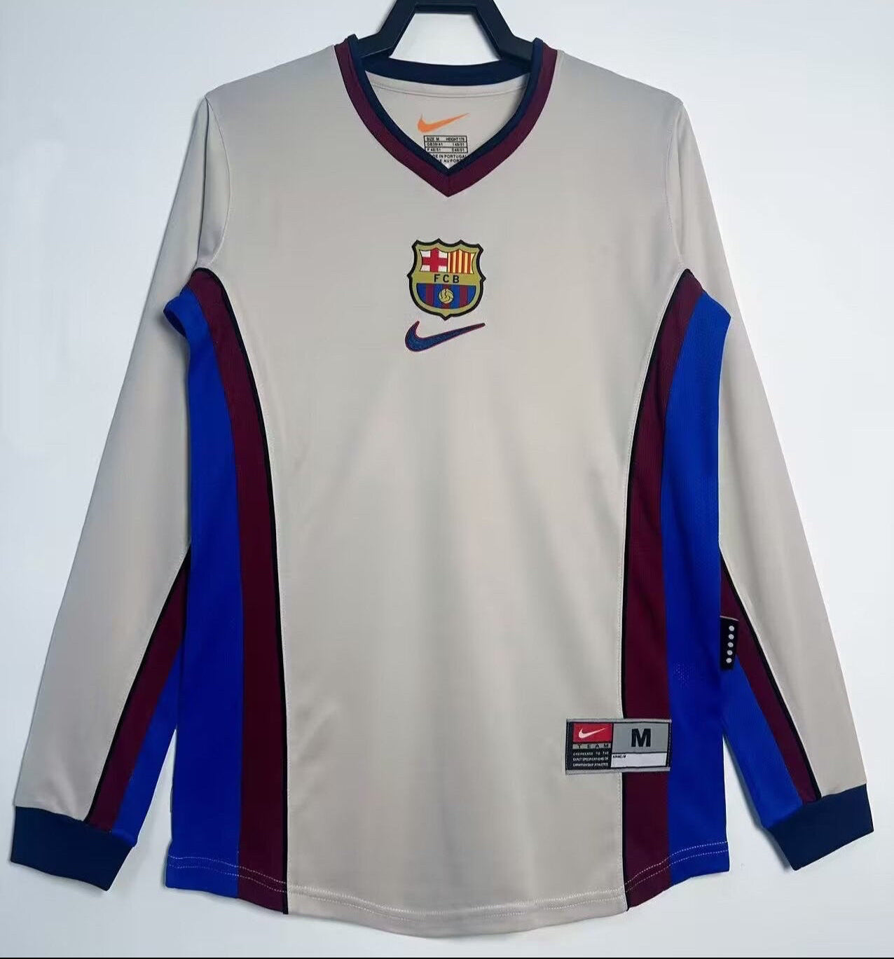 FC Barcelone Maillot Rétro Manche longue 98/99